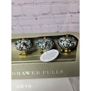 Casa Decor Drawer Knobs Ceramic Pulls Set Of 3